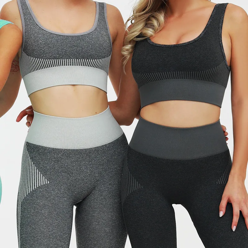 

INS Hot Knitted Seamless Fitness Suit Hip Yoga Pants Sports Suit