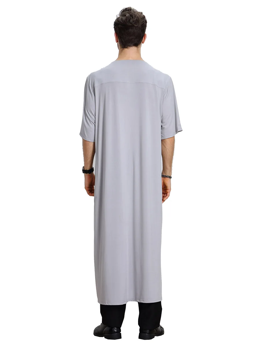 

Muslim Men Clothes Jubba Thobe Long Dress Saudi Arabia Djellaba Pakistan Kaftan Dubai Abaya Islamic Ramadan Worship Service Robe