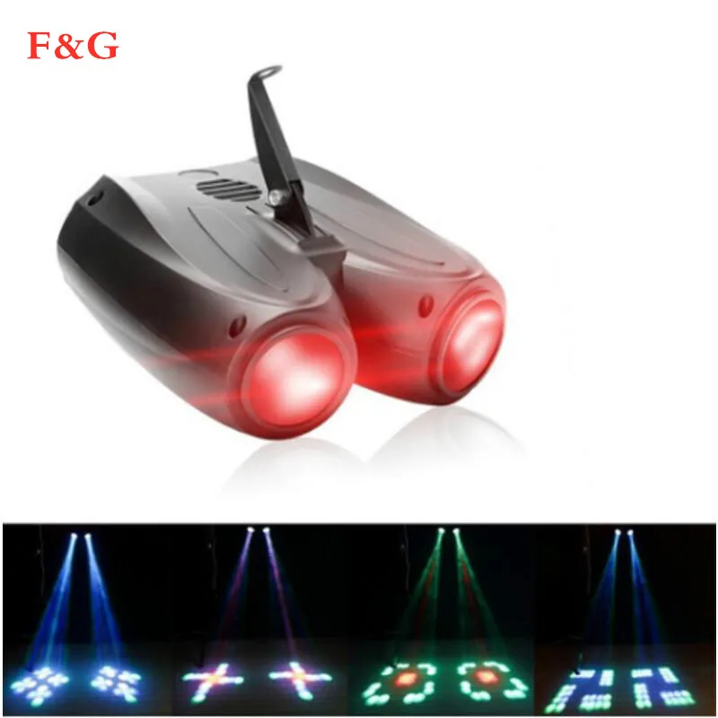 Светодиодный светильник с эффектом лунного цветка маленький ручной чип 64RGBW 10 Вт