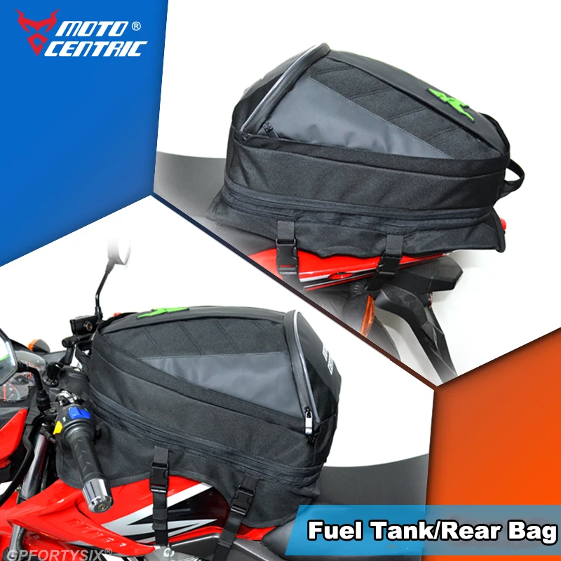 

2020 New Motorcycle Helmet Backpack Motocross Saddle Bag Transport Magnetive Oil Fuel Bags Red/Black Rear Tail Bag Alforjas Moto