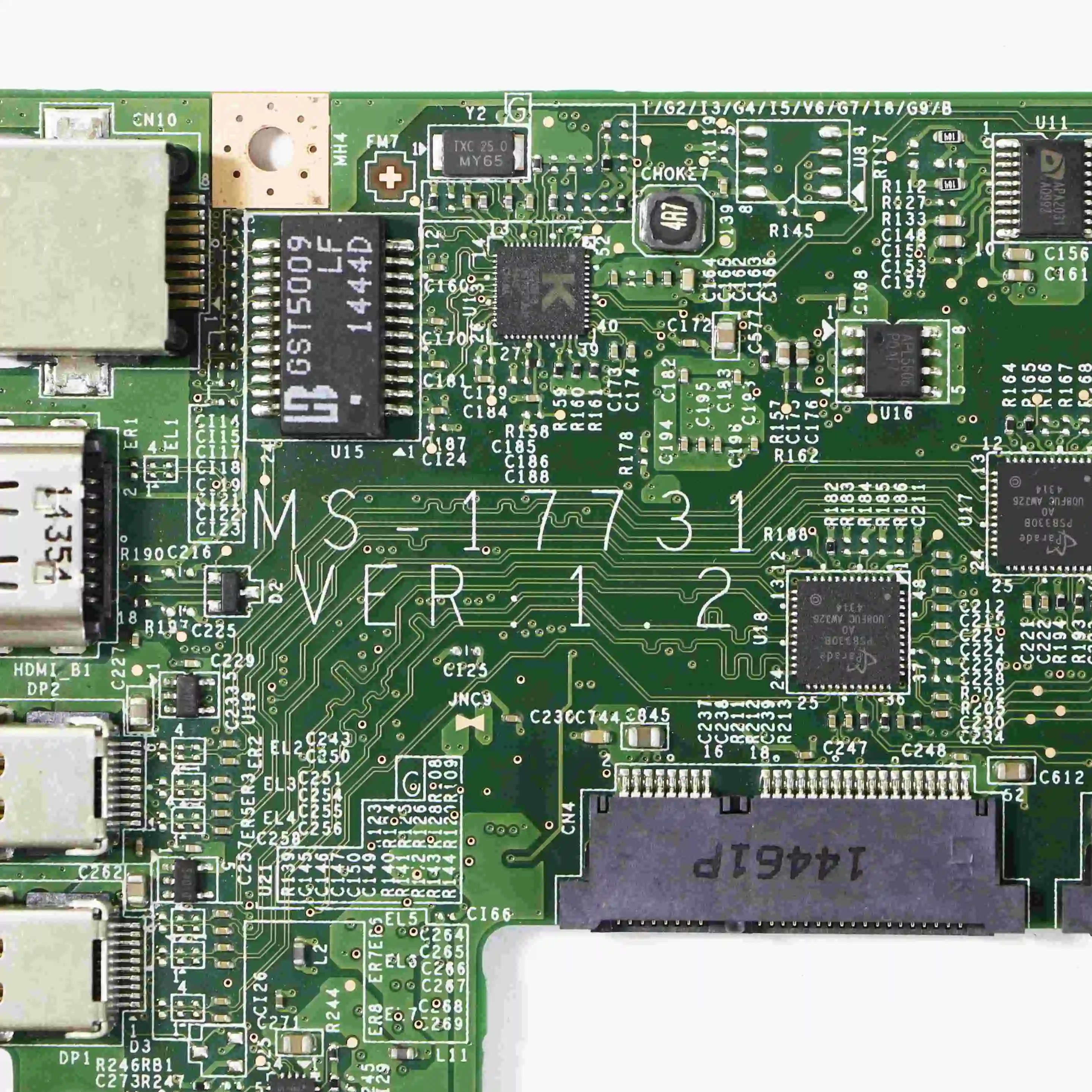 Материнская плата MS-17731 VER: 1 2 DDR3 с процессором i7-4720HQ и графическим GTX 970M для