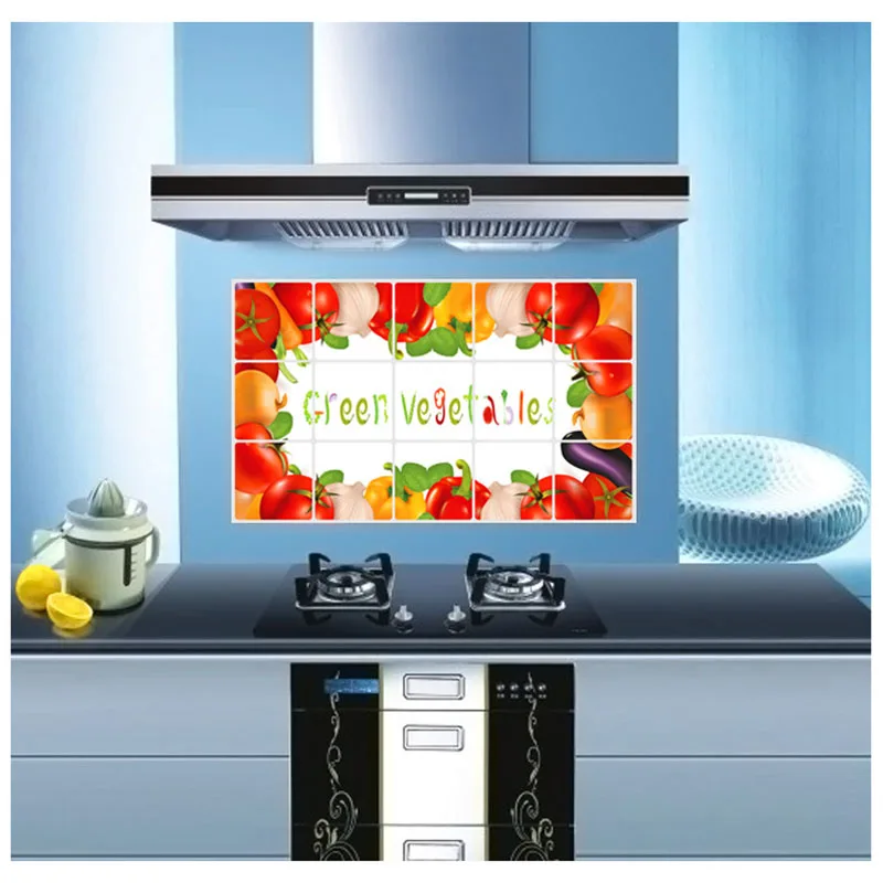 Кухонные термостойкие маслостойкие водонепроницаемые наклейки бумажная