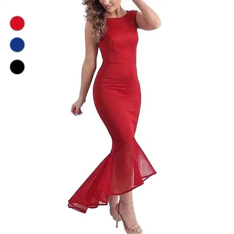 Женское платье макси без рукавов облегающее вечернее вечерние платья милое