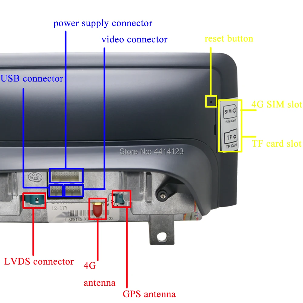 Автомобильный мультимедийный dvd плеер naviodm Android 10 0 4 + 64 ГБ Авто Аудио для BMW