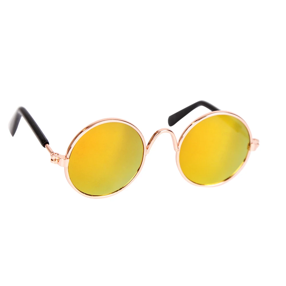 Yellow Прекрасные очки, товары для домашних животных, кошек, очки для глаз, солнцезащитные очки для маленьких собак, кошек, домашних животных, реквизит для фотографий, аксессуары,, товары для домашних животных - Цвет: Yellow
