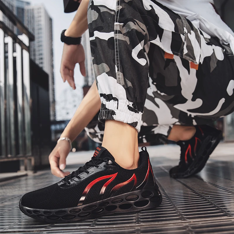 Осенняя обувь мужские кроссовки Повседневная для тренировок на улице платформе