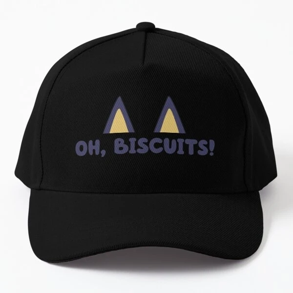 

Oh Biscuits Baseball Cap Hat Solid Color Czapka Fish Bonnet Spring Casual Women Outdoor Sport Black Printed Summer