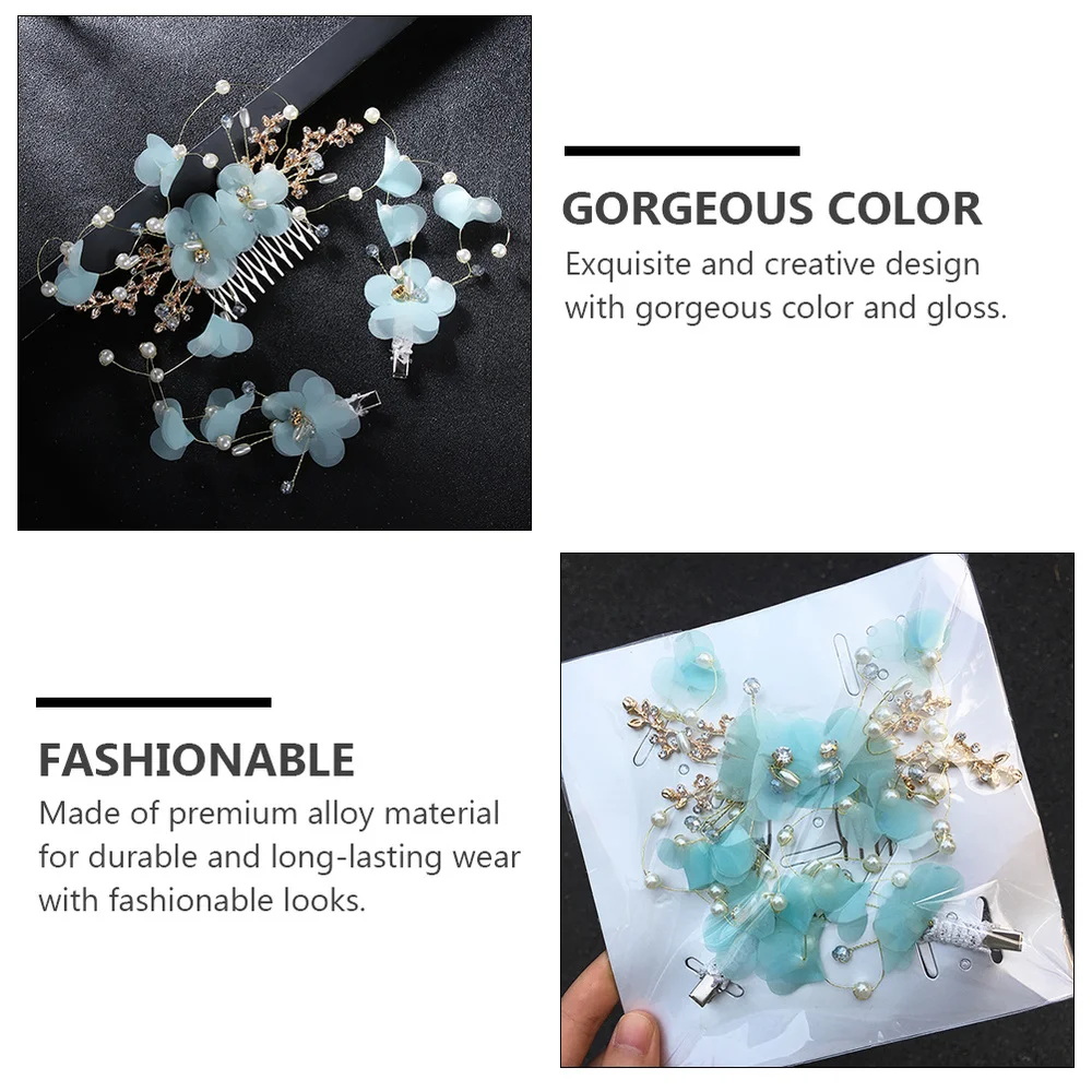 

1 Set/3pcs Hair Comb Delicate Hair Jewelry Creative Hair Clips Bridal Hair Comb