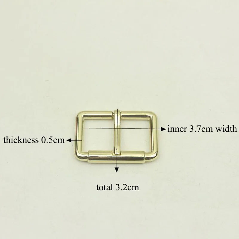 10pcs 37mm Pin Belt Buckle for Bag Straps Ring 1.5 inch Adjust Roller Slider Buckles DIY Clothing Belts Leather Sewing Accessory