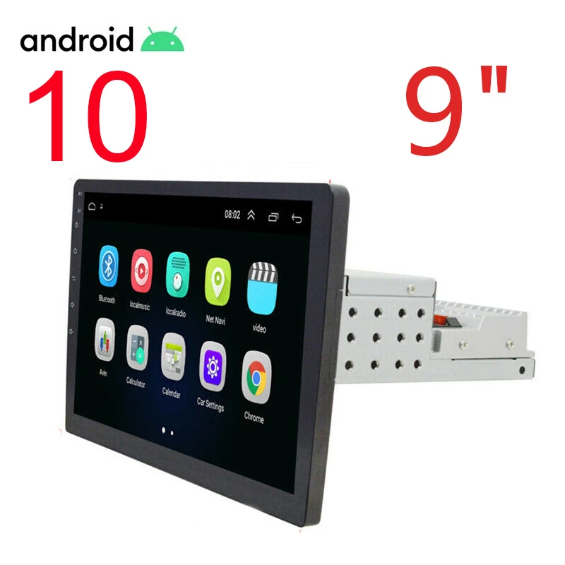 Автомобильный мультимедийный видеоплеер универсальная стерео система на Android 10