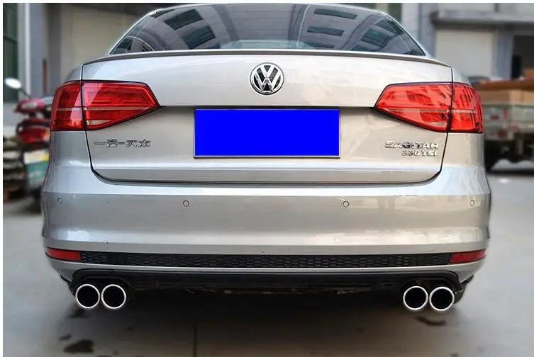 Для Volkswagen jetta (Фольксваген Джетта заднего бампера Диффузор спойлер 2016-2018 для sagitar