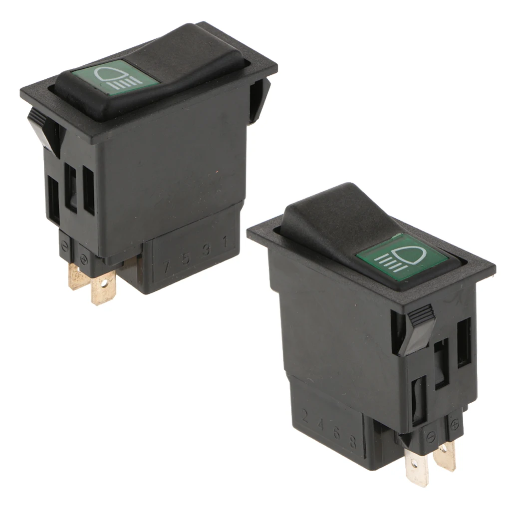 

2Pin+3Pin Car Engineering Train Headlight Rock Switch Button On Off Control