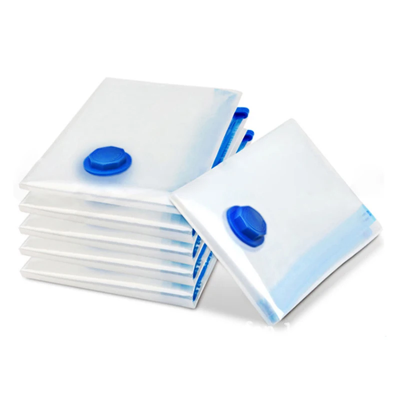 5 шт. вакуумный мешок для одежды Домашний Органайзер прозрачная граница