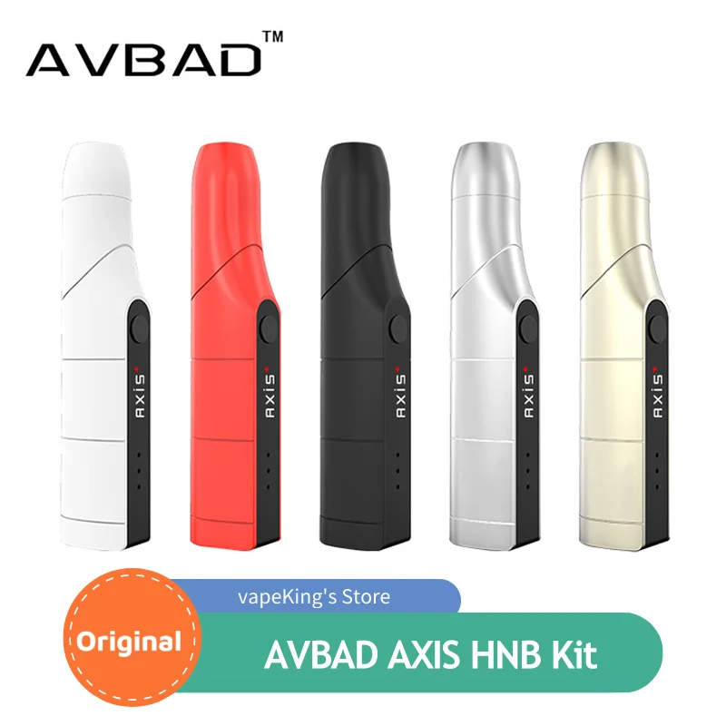 Оригинальный AVBAD AXIS HNB комплект испаритель без ожога с 900 мАч Vape Kit совместим