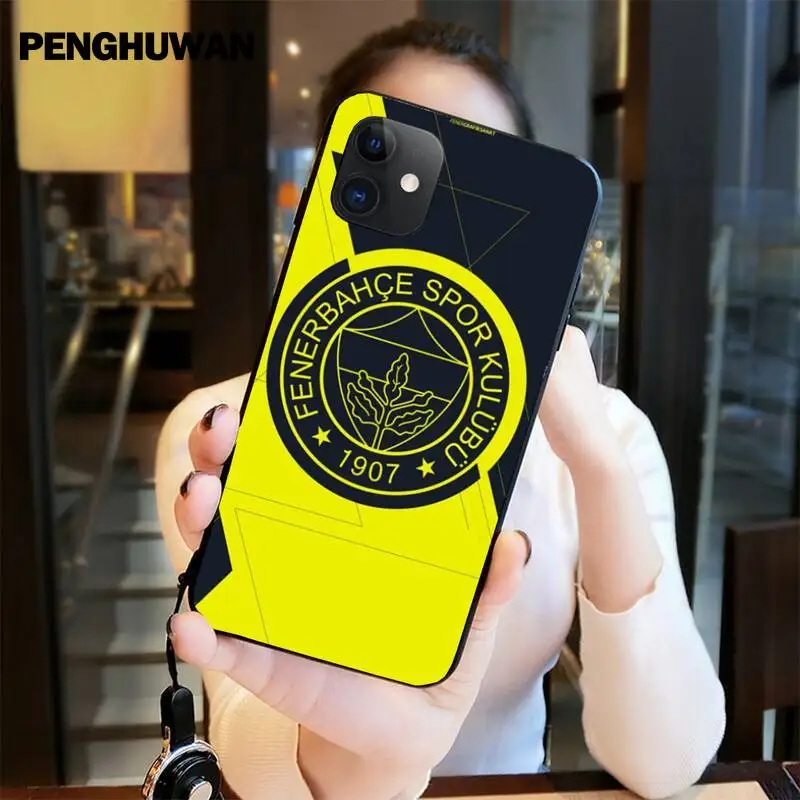 

Turkey Fenerbahce Football DIY Printing Phone Case cover Shell for iPhone 11 pro XS MAX 8 7 6 6S Plus X 5S SE 2020 XR case