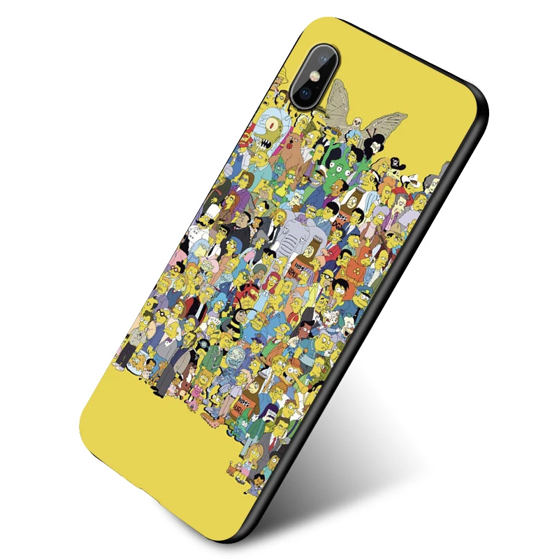 Мягкий ТПУ силиконовый чехол для телефона iPhone 11 Pro Max X XS XR 8 7 6 5 s Plus защитный