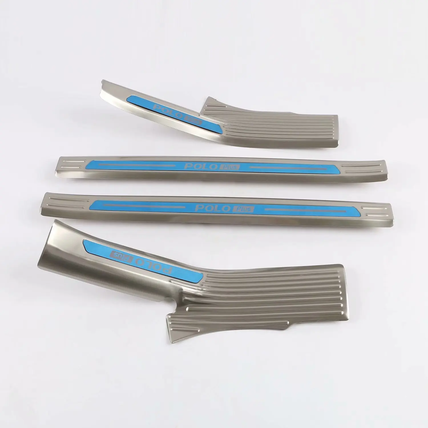 

For 19 Polo plus Threshold Bar Decorative Highlight Bar Car Supplies Dedicated for Interior Design Modification