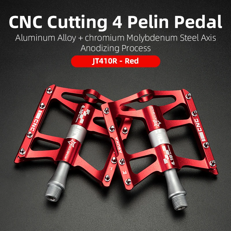 Mountain Bike Bicycle Pedals Cycling Ultralight Aluminium Alloy 4 Bearings MTB Pedals Bicicleta Bike Pedals Flat BMX Pedales Mtb