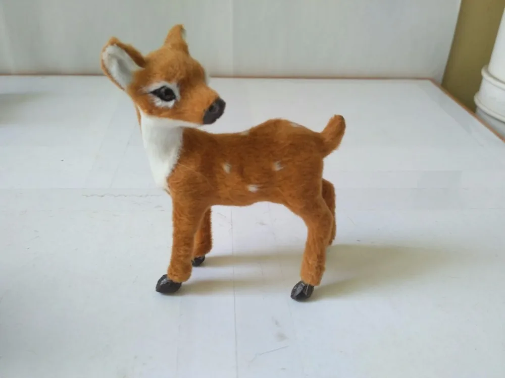 Твердая модель мини-животного полиэтилен и искусственный мех имитация совы