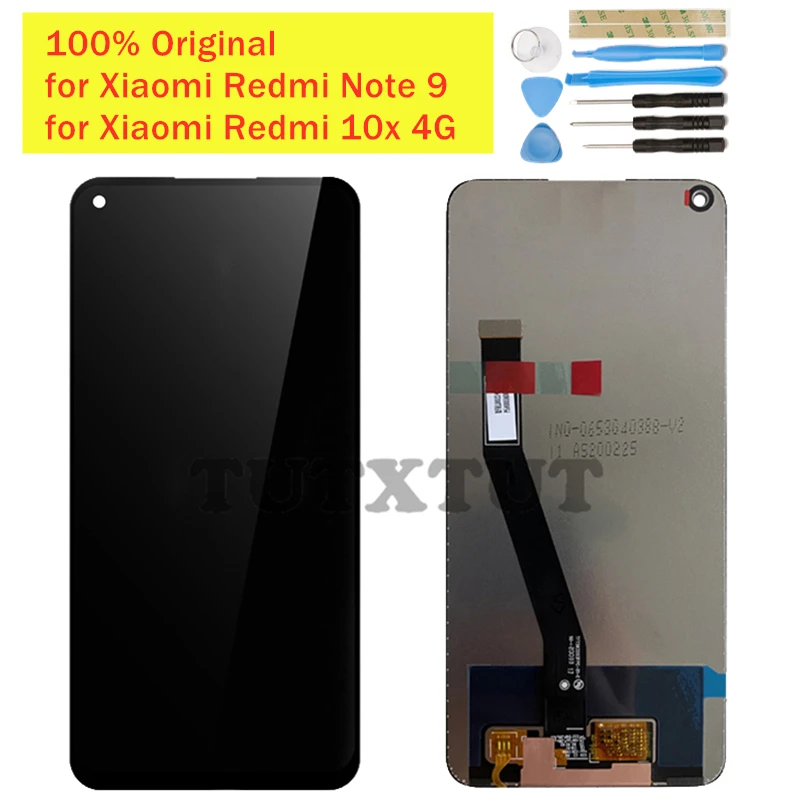 6 53 для Xiaomi Redmi Note 9/ 10X 4G ЖК дисплей сенсорный экран с рамкой дигитайзер в сборе