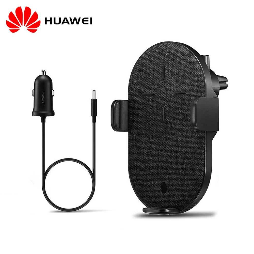 Автомобильное зарядное устройство Huawei SCP 27 Вт сертифицированное по стандарту Qi