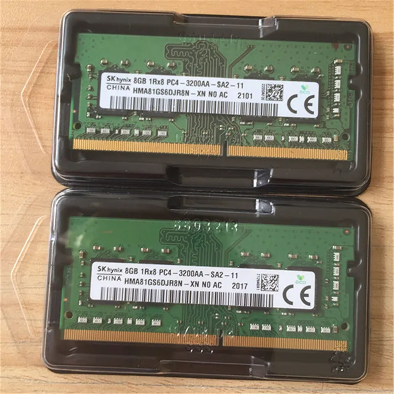 

Sk hynix memoria DDR4 260pin RAM 8GB 1Rx8 PC4-3200AA-SA2-11 ddr4 8gb 3200MHz for Laptop DDR4 8GB 3200 for Notebook memory 1pcs