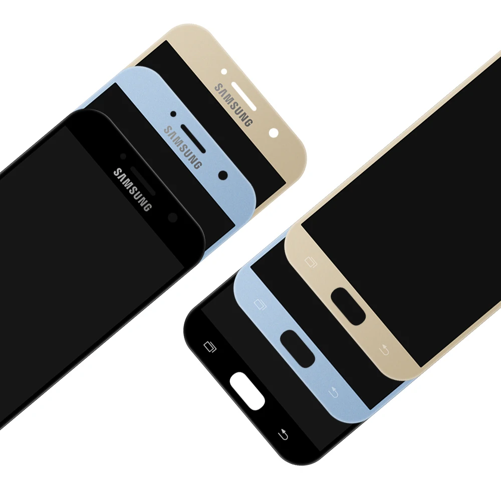 A720F LCD for Samsung Galaxy A7 2017 SM-A720F A720 Display Touch Screen Digitizer Assembly Lcd | Мобильные телефоны и