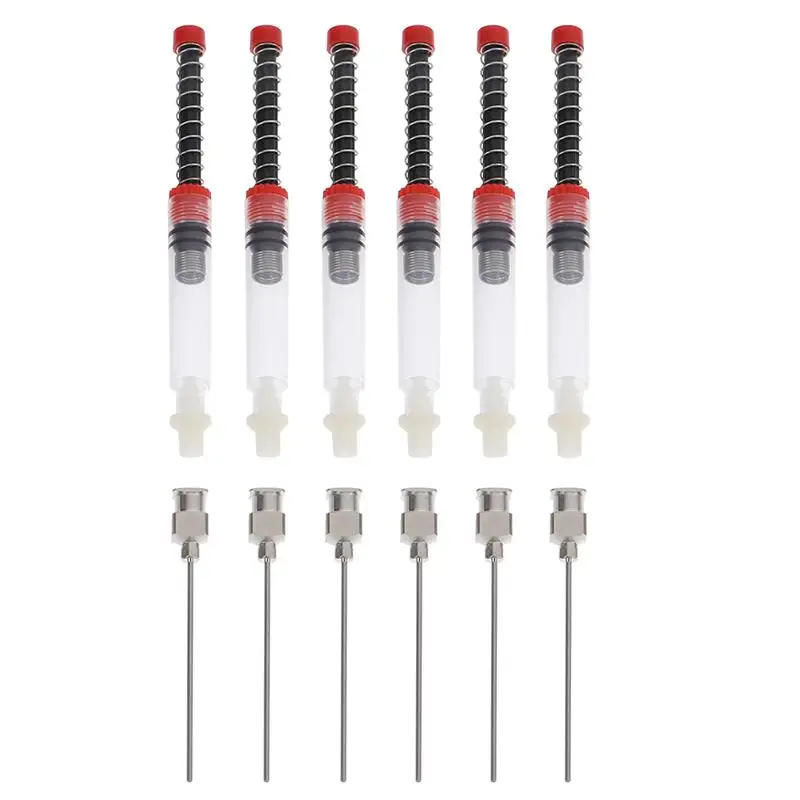 

6Pcs Fountain Pen Ink Cartridge Converter Filler Ink Pen Syringe Devices
