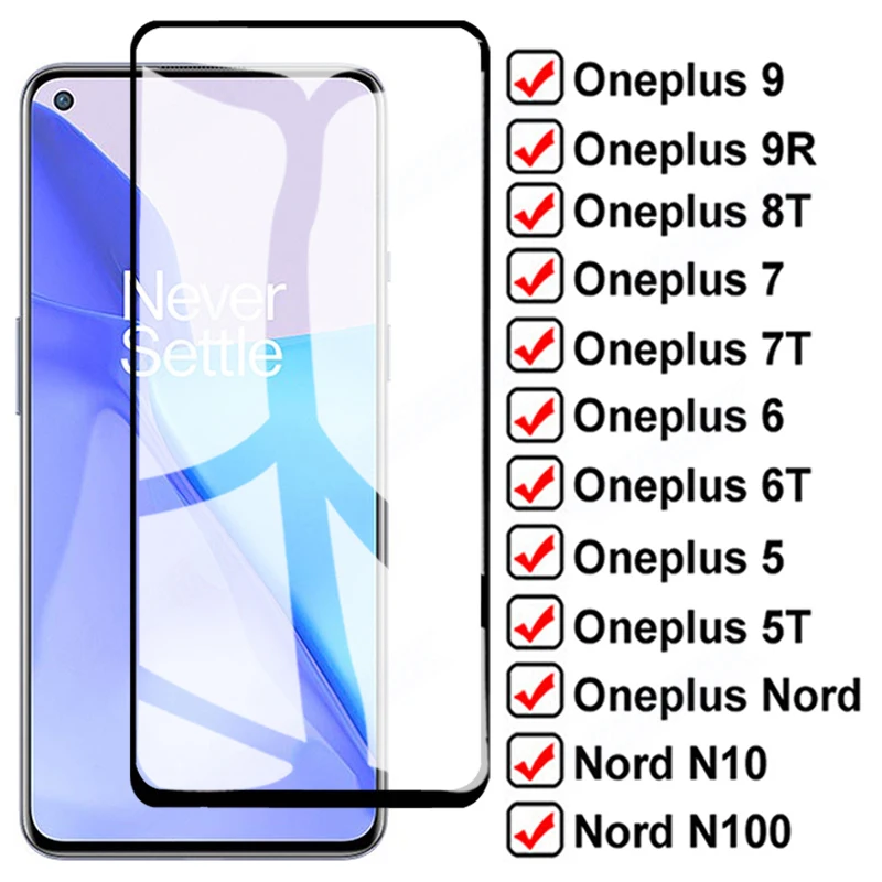 

Защитное стекло 11D для Oneplus 9, 9R, 8T, 7, 7T, 1 +, 6, 6T, 5, 5T, Nord N10, N100