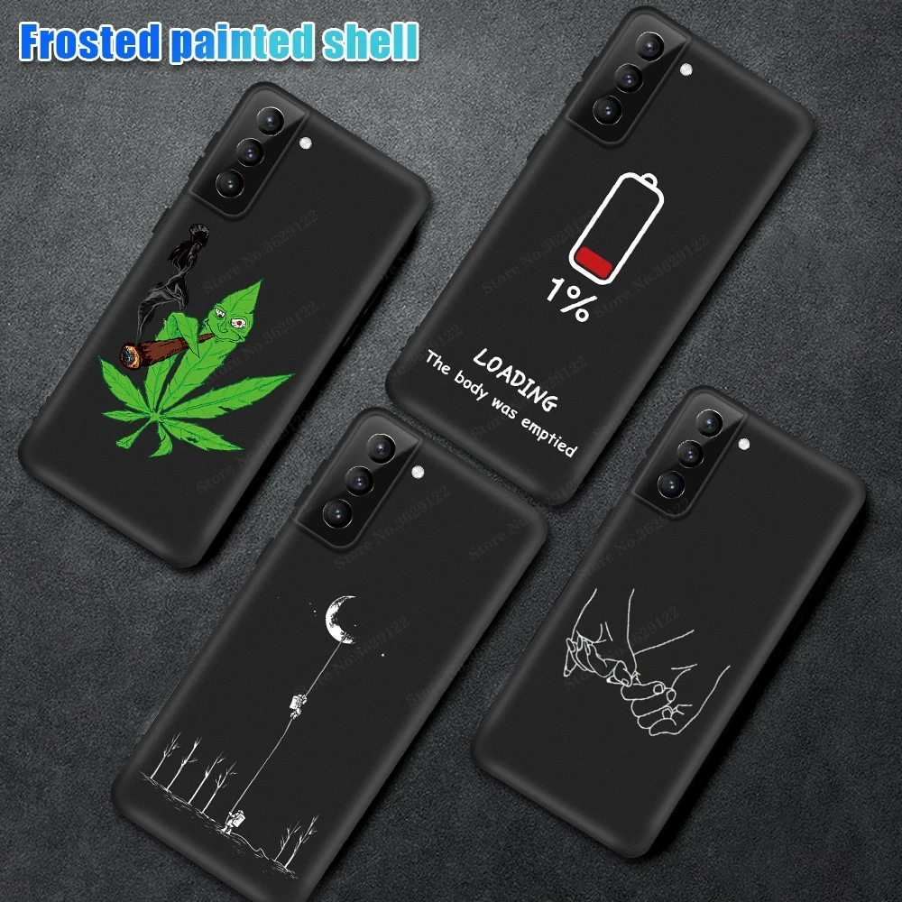 

Case For Samsung S21 Ultra Case Samsung Galaxy S21 Ultra Matte Soft TPU Silicone Cover Case For Samsung S21 Ultra Back Cover