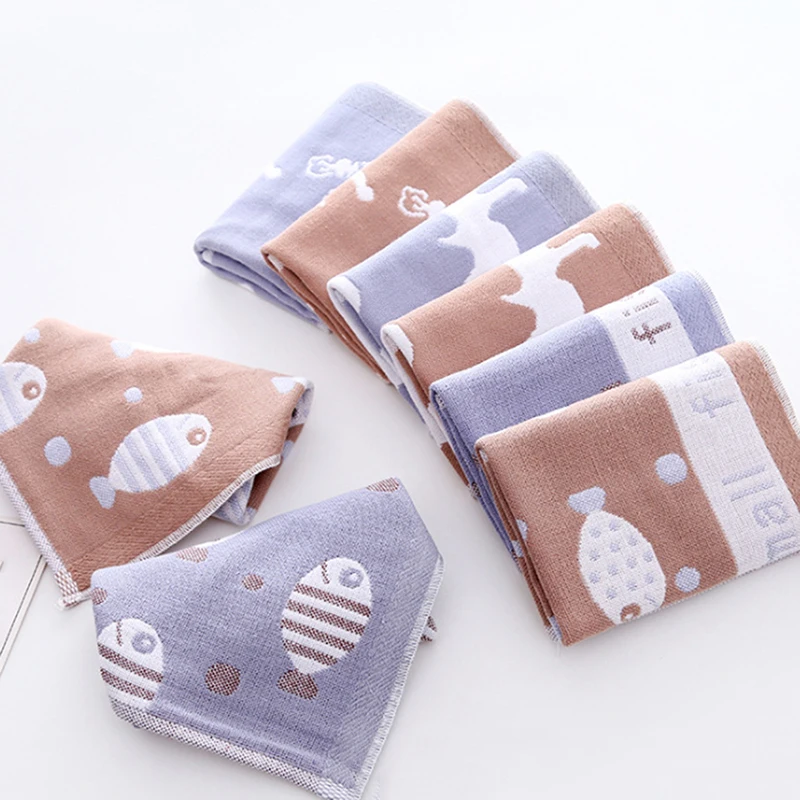 Хлопковые полотенца для новорожденных Слюнявчики полотенце кормления детская