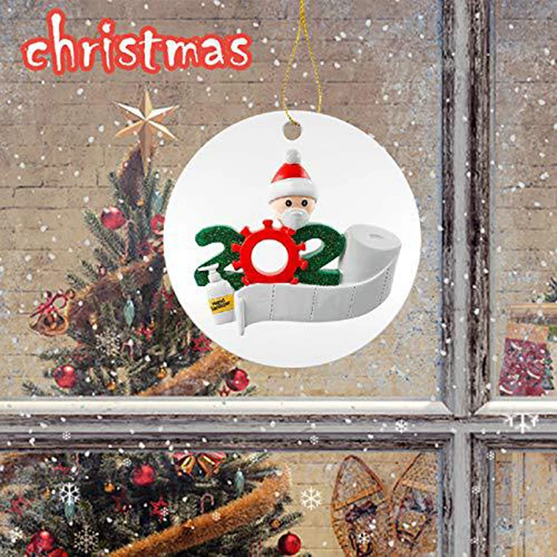 2020 Рождественский орнамент персонализированные семейные украшения Дерево