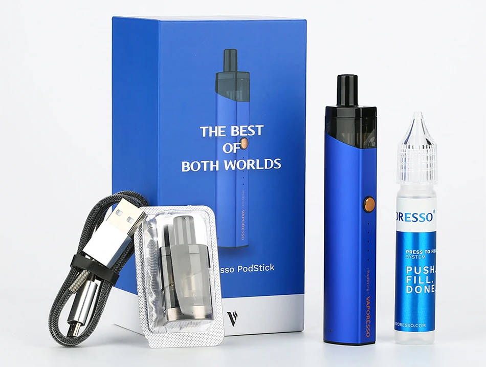 Vaporesso Podstick Vape комплект с аккумулятором 900 мАч и 2 мл Pod Ом/Ом электронная сигарета испаритель vs Vinci Mod/Drag nano