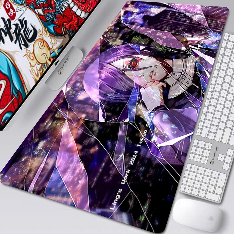 

Anime Tokyo Ghoul Mouse Pad Xxl Mousepad Gamer Desk PC Gamer Cabinet Gaming Accessories Varmilo Rug Mausepad Mice Keyboards