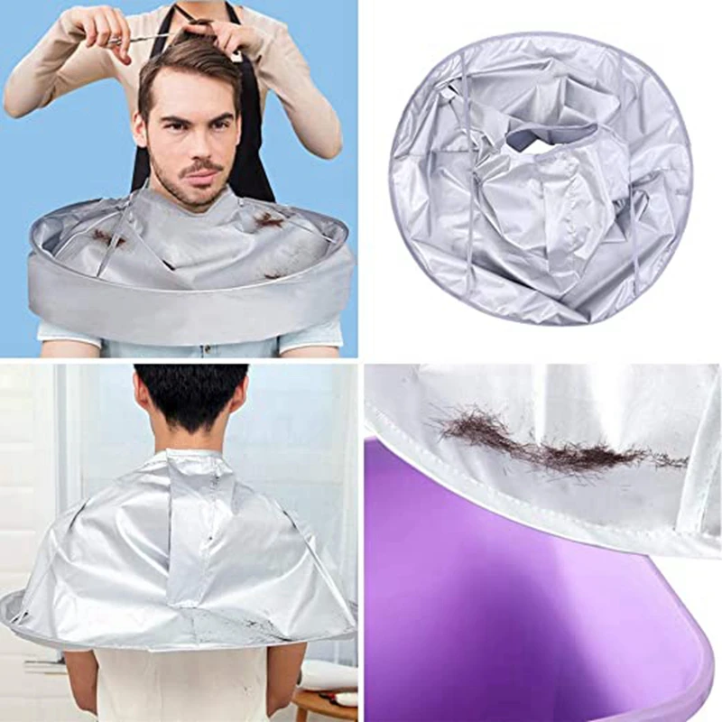 

Adult Hair Cutting Umbrella Cape DIY Hair Cutting Apron Salon Barber And Home Stylists Using Cape Barber Special Hair Accessory