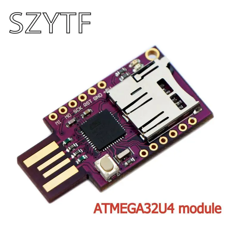 Клавиатура BADUSB USB TF клавиатура ATMEGA32U4 CJMCU-VIRTUAL | Электронные компоненты и
