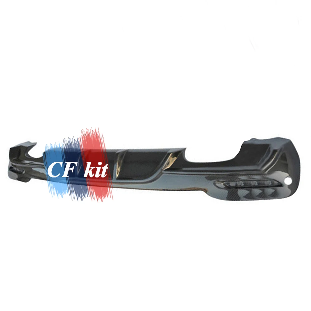 CF комплект задний диффузор губа бампер Настоящее углеродное волокно для BMW 3