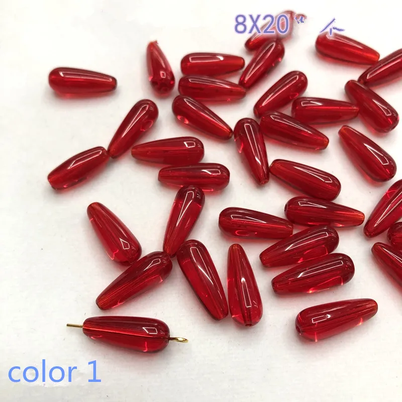 Популярные DIY Свободные капли воды Кристалл разноцветный из бисера стеклянные