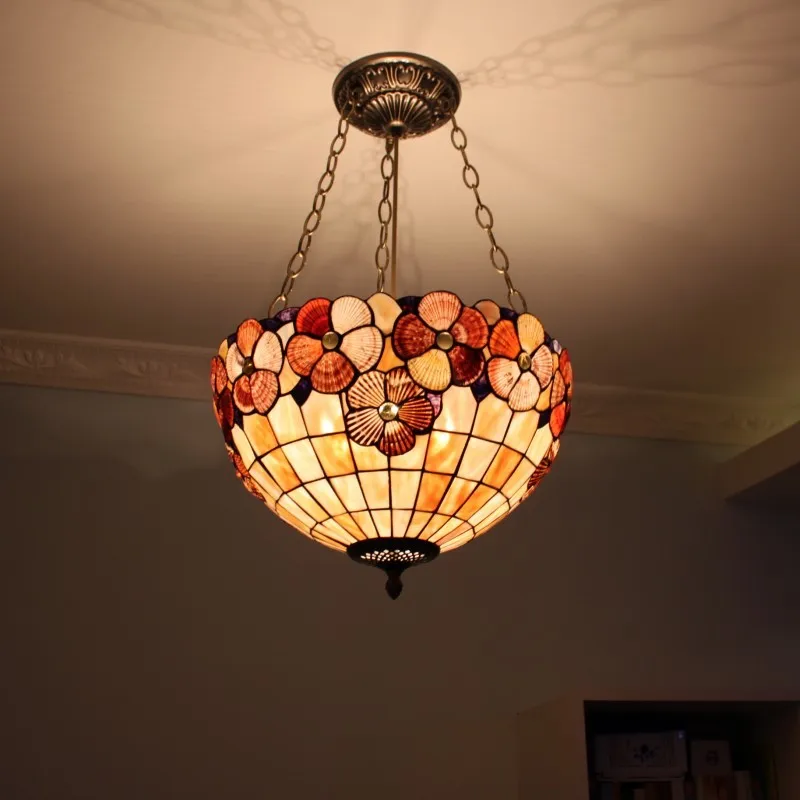 

Single Head Home Garden Lighting Lamp Lighting Lamp Bedroom Study Yang Dining-room Lamp Shell Garden Lamp luminaire suspendu
