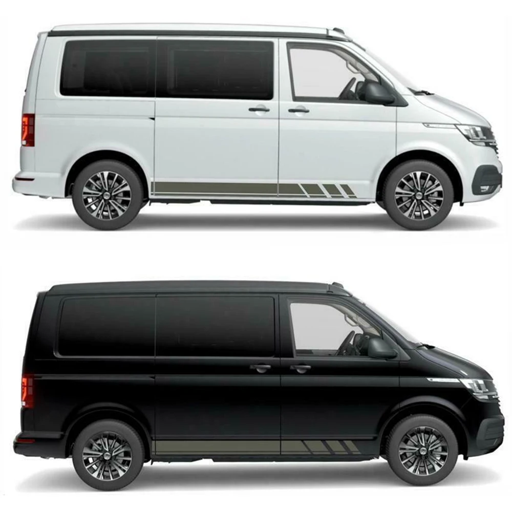 Автомобильные боковые полосы для VW T6.1 T6 T5 наклейка на корпус фургона с