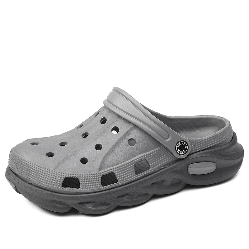 

Flip Flops Man Sandals 2021 Summer Men's Sneakers Men Slippers For Garden Galoshes Slip-On Shoes Husband Luxury Platform Shoe