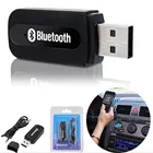 1 X USB Bluetooth аудио музыкальный приемник 3,5 мм AUX к USB беспроводной Bluetooth аудио стерео автомобильный адаптер музыкального приемника