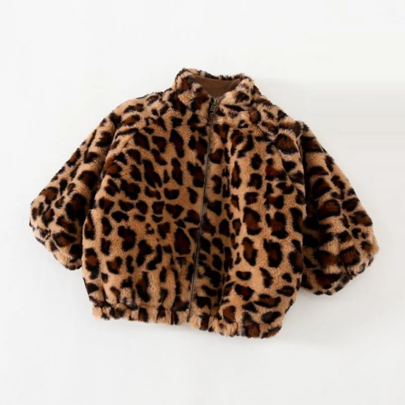 Зимние меховые куртки для девочек корейские повседневные теплые флисовые пальто