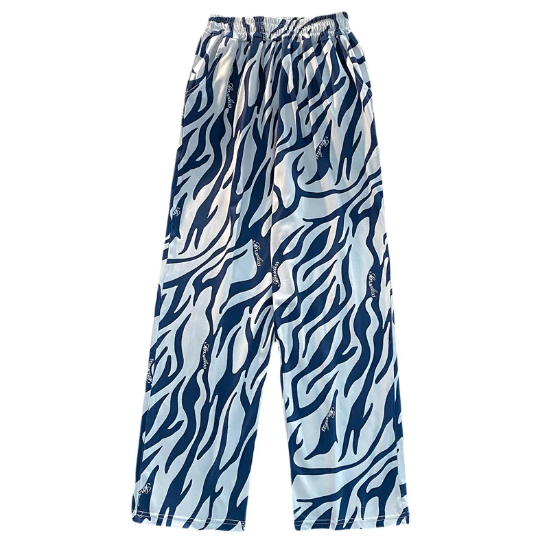 Женские широкие брюки с завышенной талией свободные штаны в стиле бойфренд стиль