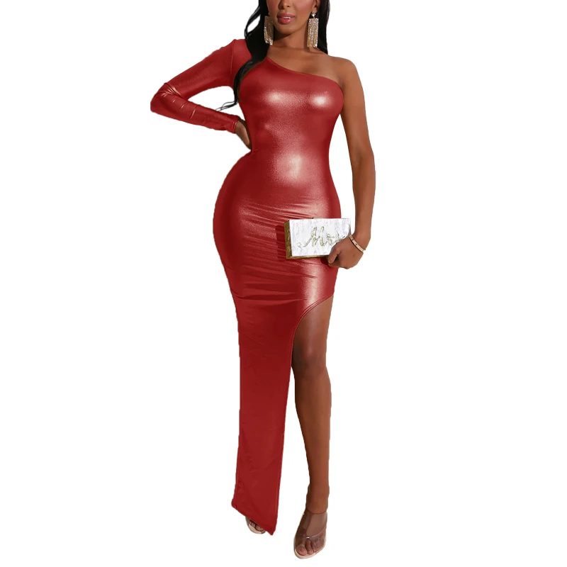 Женское зимнее платье длинное макси с длинным рукавом необычное Клубное