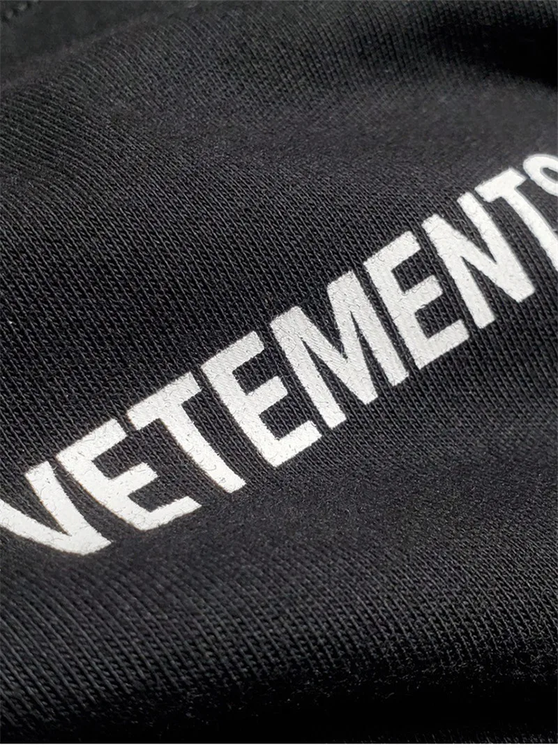 2021ss тяжелая ткань Vetement футболка 1:1 высокое качество оверсайз топы футболки
