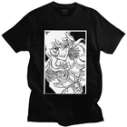 Крутая Мужская футболка с рисунком розы Версаля, повседневная хлопковая футболка с коротким рукавом, с рисунком аниме, манга, леди, Оскар, футболка стандартного кроя