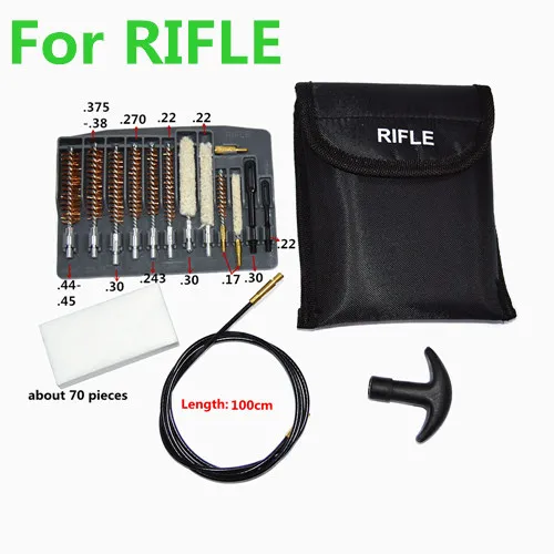 cleankit-rifle FIRECLUB удобный в переноске набор для чистки пистолета ручной стержень для пистолета профессиональные инструменты для чистки пистолета для ружья - Цвет: cleankit-rifle