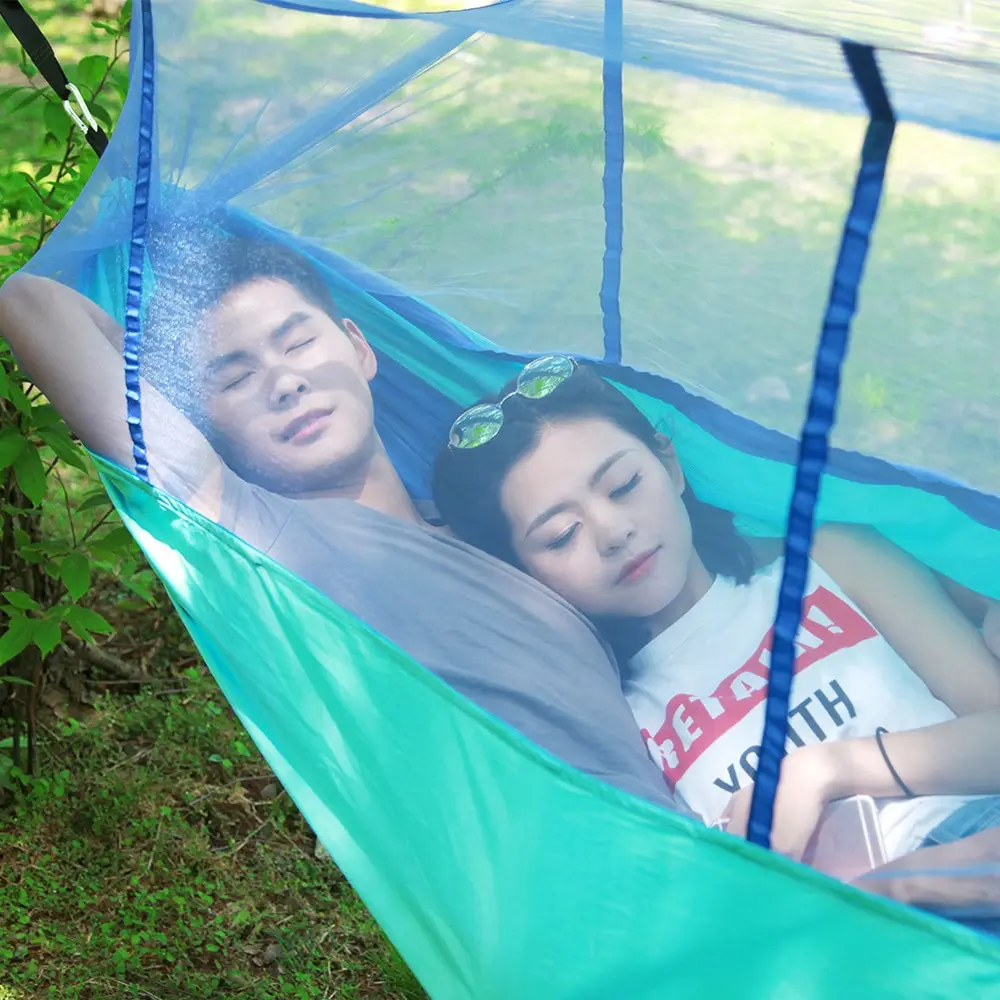 Портативный Легкий Парашют тент Кемпинг москитные сетки гамаки для наружного
