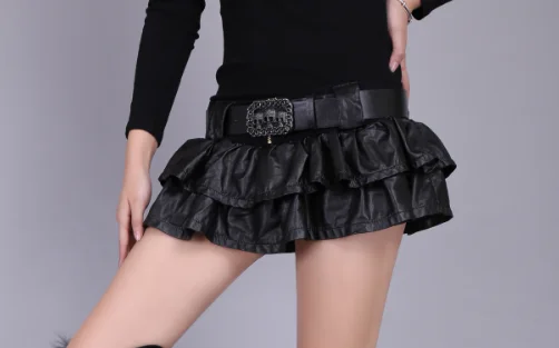 Новая Сексуальная двухслойная короткая мини юбка для ночного клуба|Женские юбки|